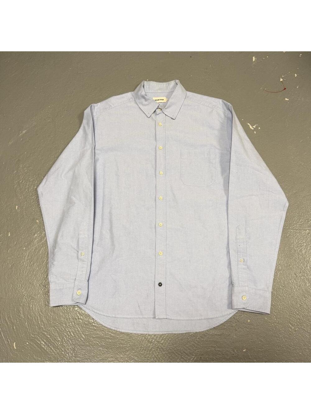 Taylor Stitch The Jack Oxford Button Up Light Blue Long Sleeve Shirt